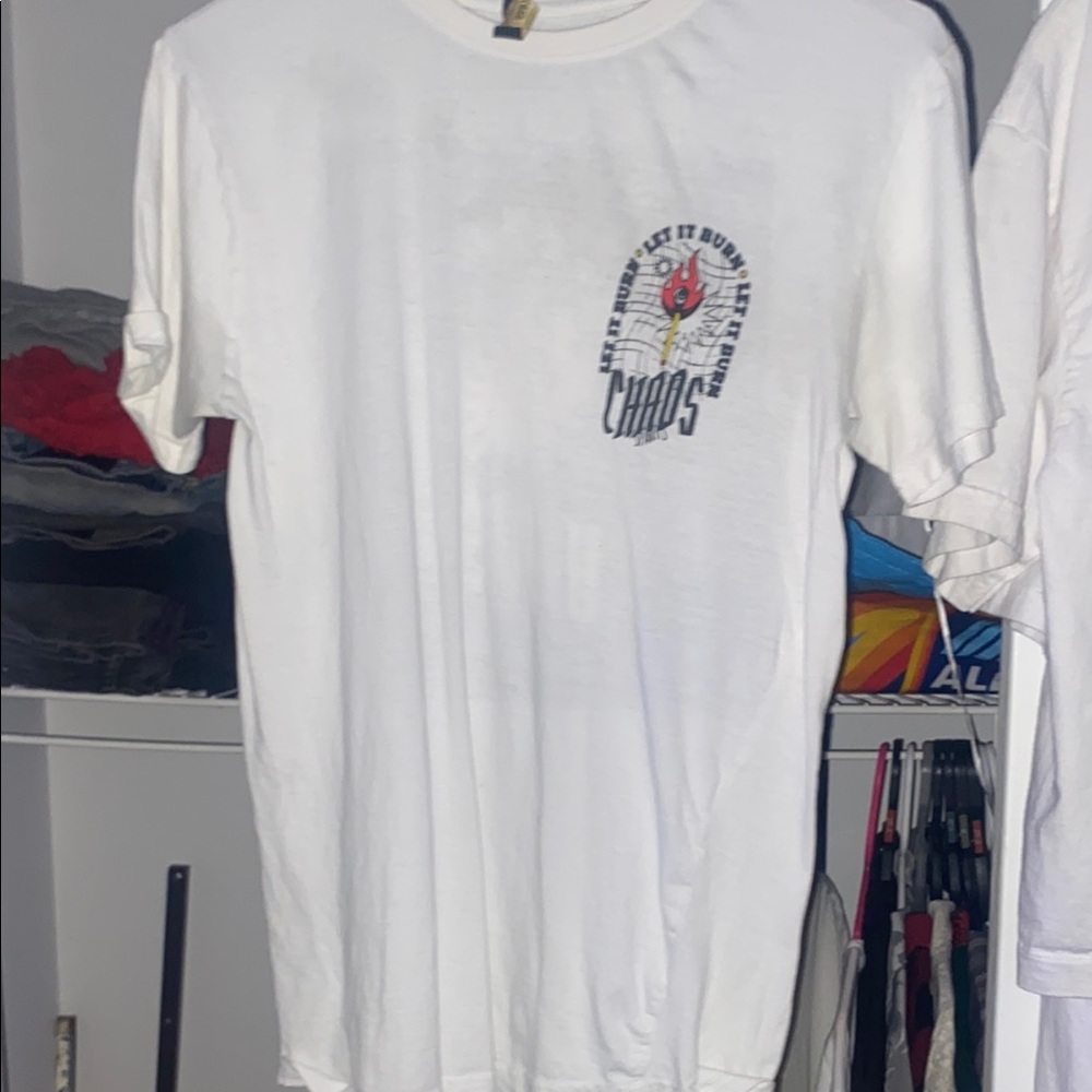 Chaco White Short Sleeve Tee with Graphic(cash only)